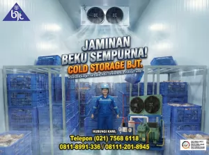 Cooling storage system outdoor mesin gudang pendingin BJT